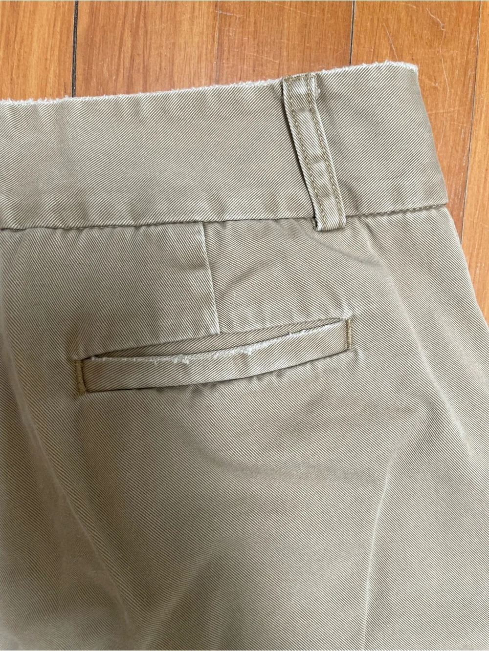 J Crew vintage flannel-lined khaki pants - size 2